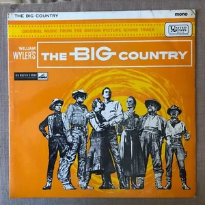 THE BIG COUNTRY FILM SOUNDTRACK - JEROME MOROSS EX- VINYL LP / mono - Picture 1 of 8