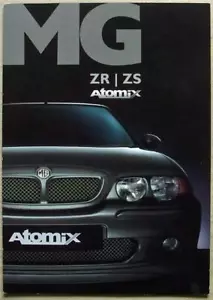 MG ZR ATOMIX & ZS ATOMIX Car Sales Brochure 2002 #5958 - Picture 1 of 4