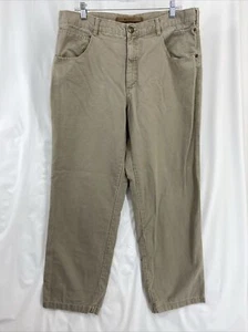 Columbia River Lodge Men's Pants Size 36 Khaki Outdoor Hunting Hiking Cargo - Picture 1 of 12