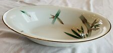 Noritake Fine China Canton #5027 Bamboo Oval Vegetable Serving Bowl