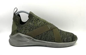 Puma - Scarpe da ginnastica da donna Fierce EvoKnit Peacoat - Verde/Argento - Taglia UK 4,5 - Foto 1 di 8