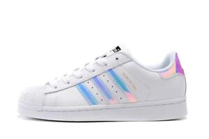 Adidas Superstar Originals Unisex New Size 4.5UK Sneakers Trainers Holographic
