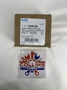 Eaton C25DNF330B Definite Purpose Contactor 3P 30A 208/240V Coil New in Box - Picture 1 of 8