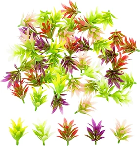 50Pcs Miniature Plants Artificial Green Shrubs Model for 1:12 Mini Dollhouse Fai - Picture 1 of 12