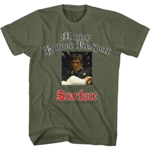 Scarface Film Tony Montana Money Power Respect Herren T-Shirt Cuban Cartel - Bild 1 von 3