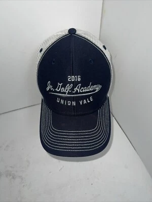 Gorra de golf Union Valley Jr Golf Academy 2016 malla ajustable trasera azul blanco Foto 1 de 4