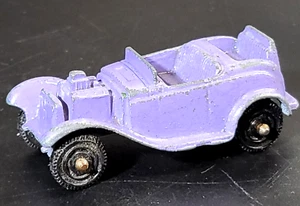Vintage Tootsietoy USA 2" pressofuso viola Hot Rod Dragster Roadster TC-91 - Foto 1 di 8