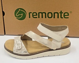 Remonte Womens D2050-61 Jocelyn 50 Weiss Gold Muschel Porzellan 41 - Picture 1 of 5