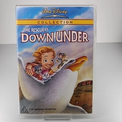 The Rescuers Down Under (DVD, 1990) Frank Welker George C. Scott Peter Firth TRI - image 1 of 2