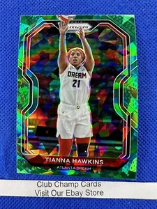 2021 #62 Tianna Hawkins Panini WNBA Panini Prizm Green Ice Prizm Dream - Picture 1 of 2