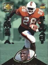 1995 Signature Rookies Franchise Rookies #R7 James A. Stewart