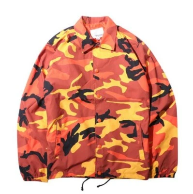 Chaqueta de abrigo para hombre camuflaje militar hip hop exterior Occidente manga larga Foto 1 de 4