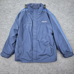 Chaqueta Hyundai Para Hombre Extra Grande Azul Logotipo de Fábrica Abrigo Puffer Cálido Corea 115 - Imagen 1 de 8