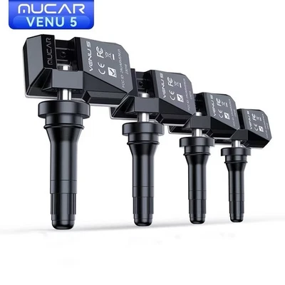 4pcs MUCAR VENU 5 TPMS sensor car tire pressure monitor tester 315 MHz & 433 MHz - Image 1 of 4