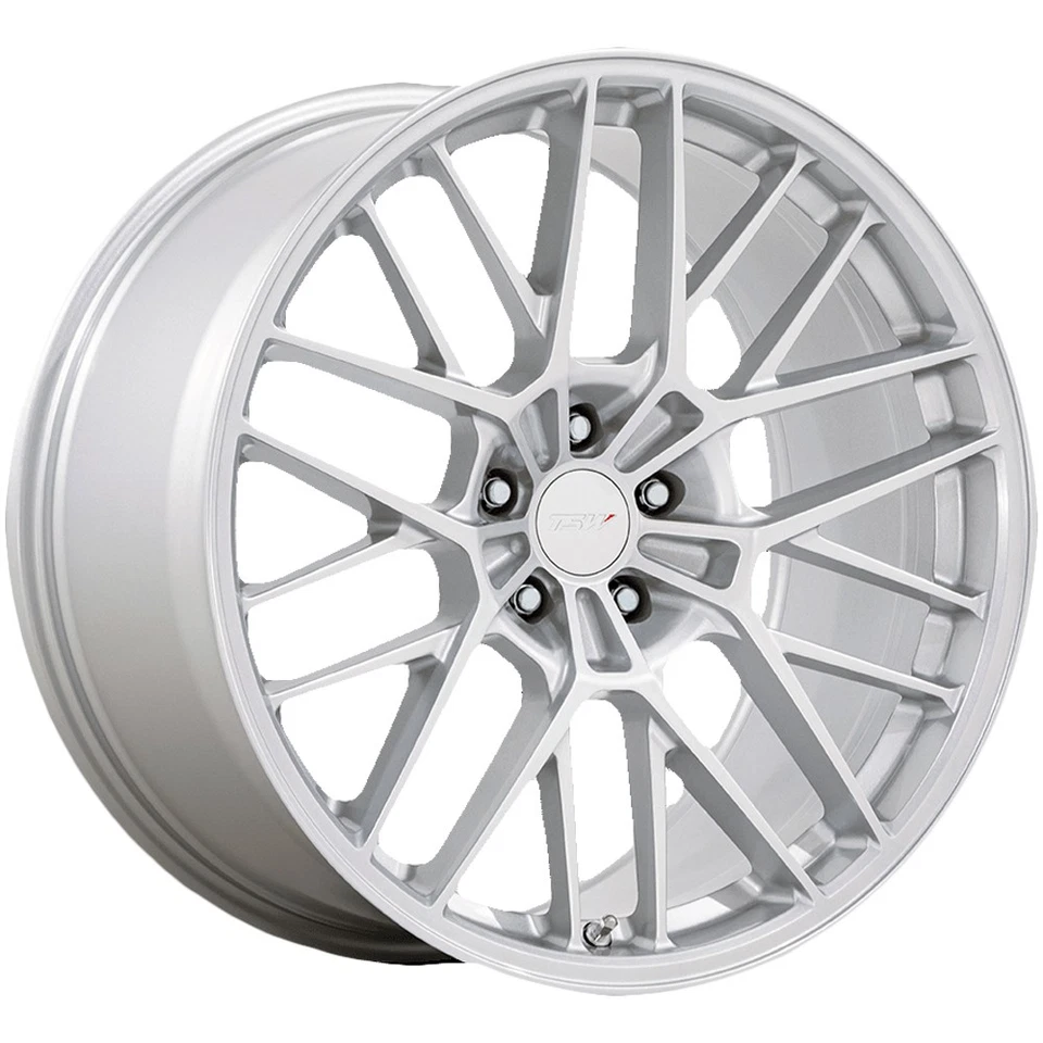 TSW TW001 Daytona 19x8.5 5x100 +35mm Silver Wheel Rim 19" Inch — 第 1/4 张图片