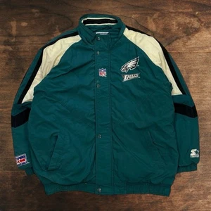 Vintage 1980er Philadelphia Eagles Starter gefütterte Jacke Herren Medium hergestellt in Korea - Bild 1 von 8