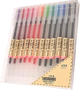 Bolígrafos de tinta de gel premium de 0,5 mm con punta fina y suave para escribir - Imagen 1 de 12