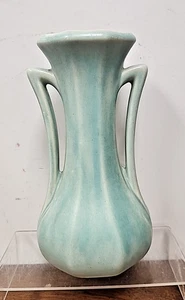 NELSON MCCOY AQUA ART DECO VASE - WUNDERSCHÖN - Bild 1 von 8