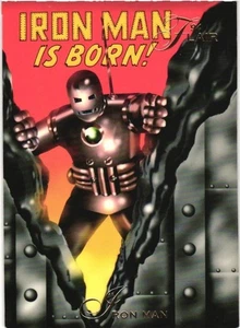 Tarjeta de Iron Man 94 Flair Marvel Comics 1963 #8 El origen de Iron Man - Imagen 1 de 4