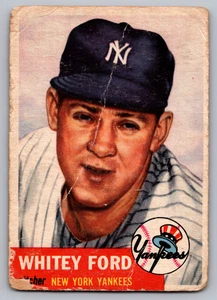 1953 TOPPS #207 WHITEY FORD YANKEES - Picture 1 of 3