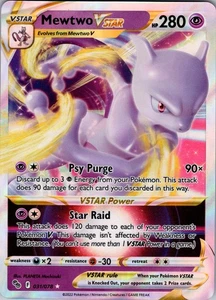 Mewtwo VSTAR Ultra Rare Prize Pack Series Cards 031/078 NM - Picture 1 of 2