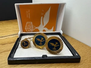 Tulsidas Khimji Corporate Cufflinks Tie Tack - Picture 1 of 3