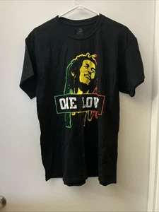 Zion Tag Bob Marley One Love Graphic T-Shirt - Picture 1 of 4