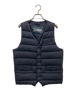 HERNO Nylon inner down vest Size: 48 Navy PI0002ULE-19288-9200 Men - Picture 1 of 9