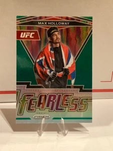 2022 Panini Prizm UFC Fearless Green Prizm Max Holloway #16 - Picture 1 of 6