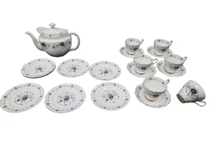 Argyle Fine Bone China Bundle Mayfair 18 Piece Teapot Saucers Side Plates Home - Picture 1 of 10