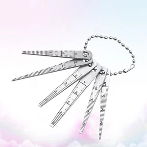  6 Pezzi Acciaio Inox Spina Alta Precisione Manometro Saldatura Strumento di Misurazione Conico - Foto 1 di 11