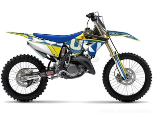GRAPHICS DECALS FULL KIT FOR SUZUKI RM125 RM250 2001-2008 POLISPORT RESTYLE KITS - Picture 1 of 1