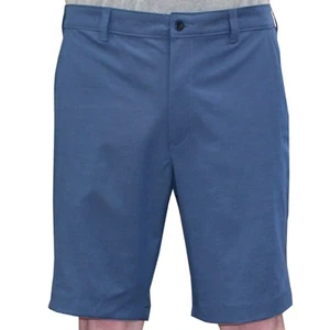 IZOD Golf Men's Straight Fit 9" Flat Front Performance Shorts, New - Picture 1 of 10