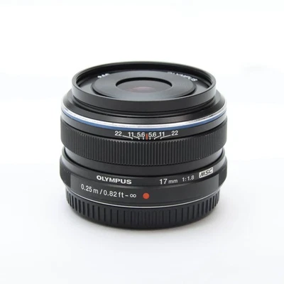 Olympus M.Zuiko Digital 17mm F/1.8 Black #154 - Image 1 of 4