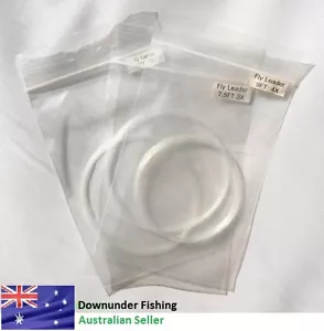 FLY FISHING TAPERED LEADER - 9 FT - (5X STRENGTH)- AUSTRALIAN SELLER - Picture 1 of 2