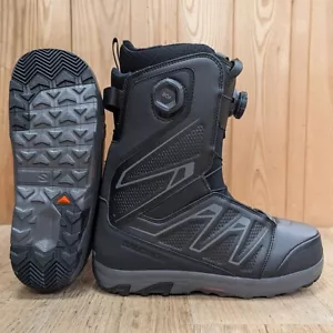 NEW 2025 Salomon Launch Boa SJ Boots - Black - Picture 1 of 4