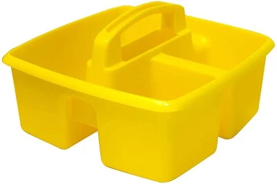 Carrito pequeño Storex de 3 compartimentos - Organizador de aula multiusos con asa, - Imagen 1 de 3