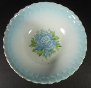 Antique Blue Rose Wheelock Pottery 7" Bowl  - Picture 1 of 6