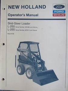 New Holland Manuale Operatore Skid-Steer Loader 42025022 Agosto 1992 - Foto 1 di 1