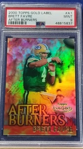 Brett Favre - 2000 Topps Gold Label After Burners PSA 9 - Picture 1 of 2
