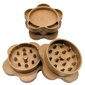 Raw Grinder - Gripper - 2 Piece, Medium size, Hemp-Composite Plastic - Ships USA - Picture 1 of 4
