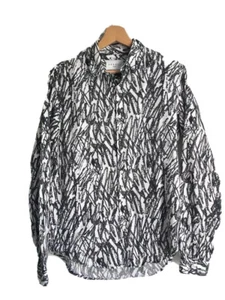 SANDRO PARIS WHISPERED BLACK / WHITE SHIRT SIZE XS - Picture 1 of 4