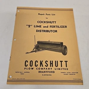 COCKSHUTT 2 DÜNGERVERTEILER TEILE HANDBUCH - Bild 1 von 5