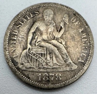 1878-P Seated Liberty Dime - Image 1 of 2