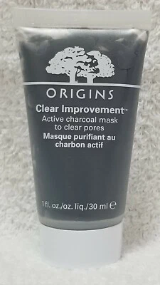 Origins CLEAR IMPROVEMENT Active Charcoal Mask Clear Pores Face 1 oz/30mL New - Image 1 of 4