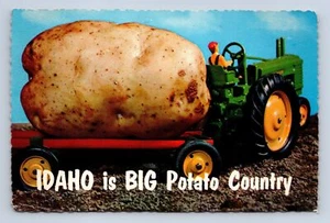 Idaho The Big Potato Country Postcard ID to Va. 1976 Posted - Picture 1 of 2