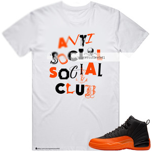 ASSC T-Shirt Inspired by Jordan 12 Brilliant Orange