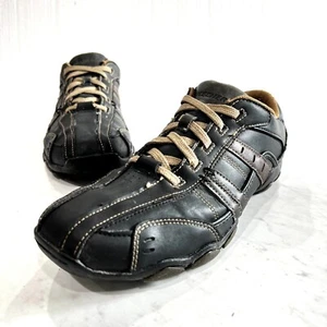 Skechers 62607 Vassell Leather Trainers Sneakers Men US 8, UK 7, EU 41 - Picture 1 of 8