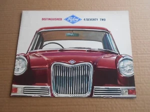 Riley 4/Seventy Two Saloon Original colour sales brochure - Picture 1 of 5