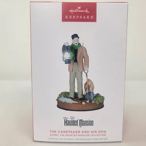 Hallmark Disney Haunted Mansion The Caretaker and His Dog Christmas Ornament - Picture 1 of 4